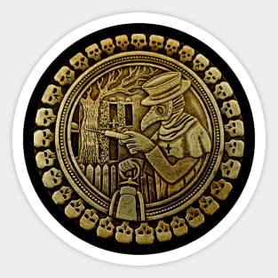 The Chillest Plague Doctor Sticker